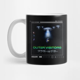 Space Alien UFO World Invasion Mug